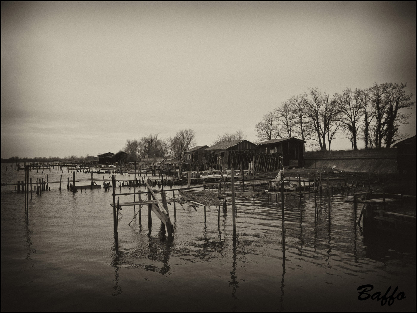 Antiche casere di antichi pescatori.